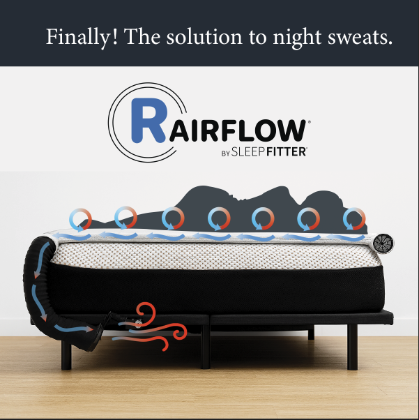 Rairflow® Reverse Airflow Cooling Topper